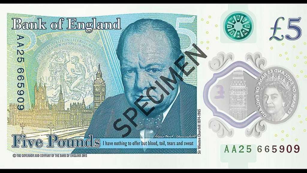 new five pound note