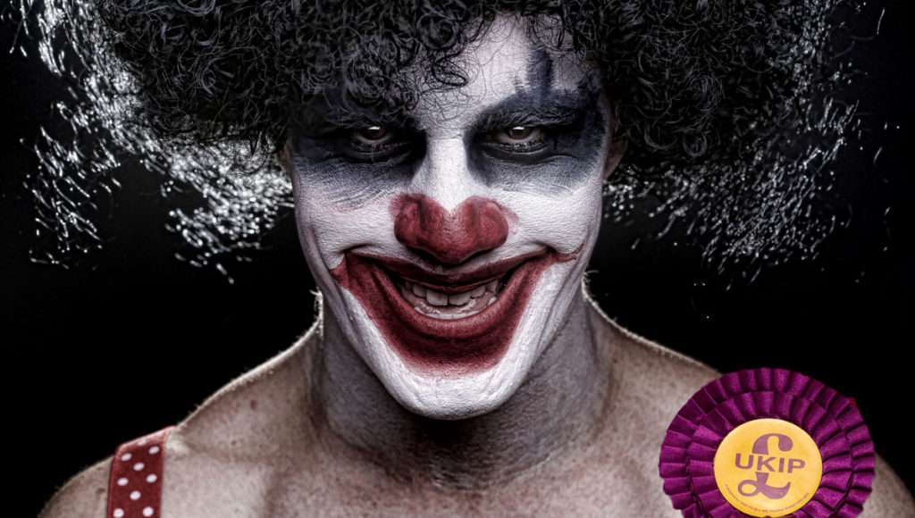 creepy clown ukip