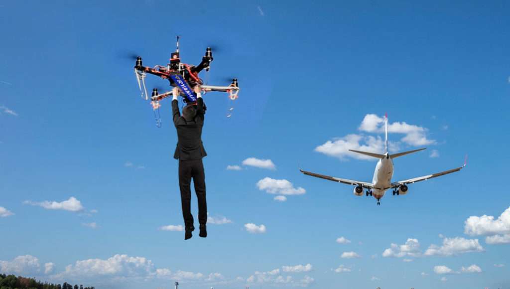 ryanair drone budget flight