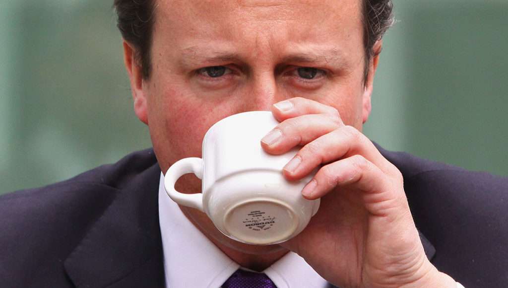 David Cameron tea