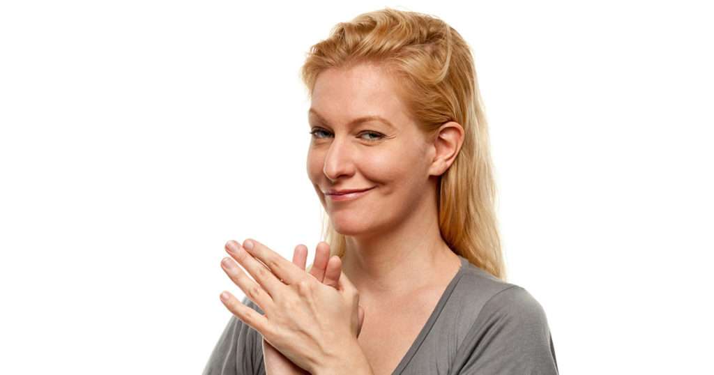 karen smirking