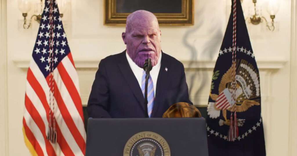 Trump Thanos Apology