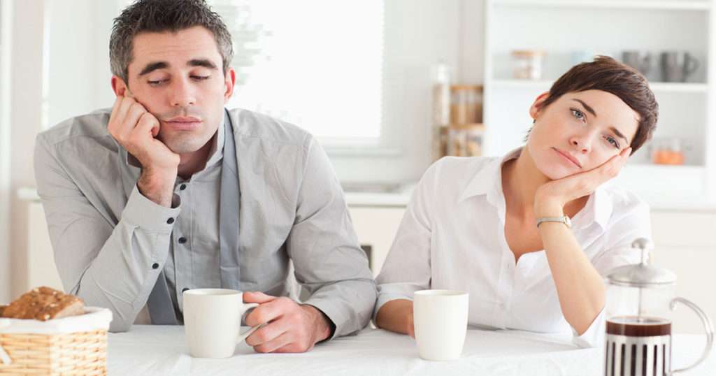 tired couple