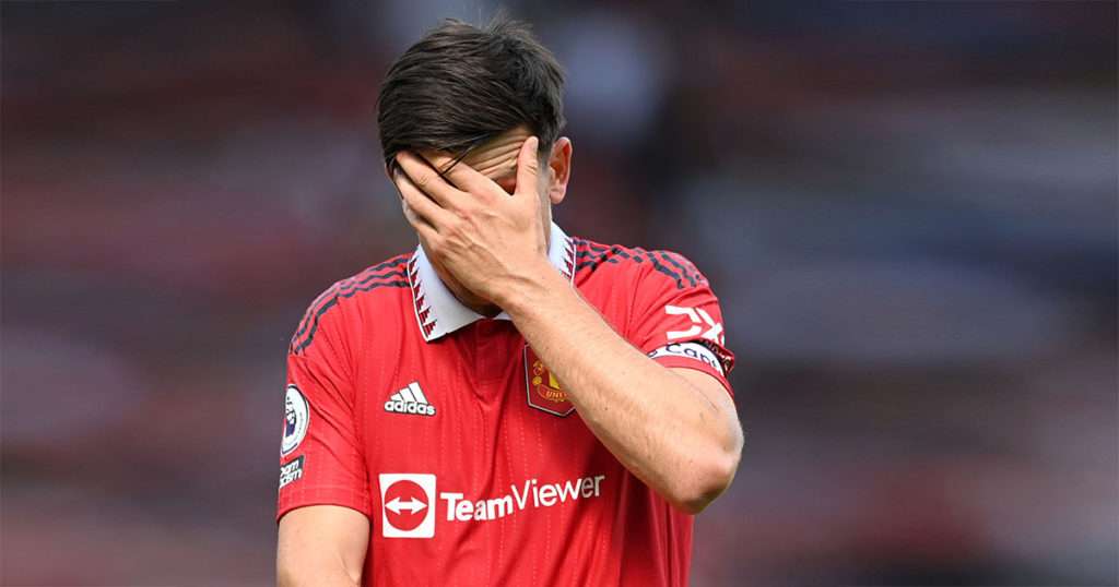 Harry Maguire facepalm