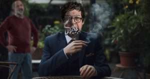 GB News presenter Mark Dolan being made to smoke an entire packet of cigarettes