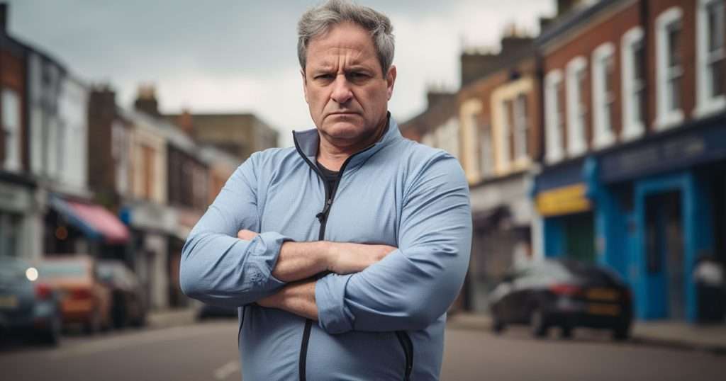 Your opinion middle aged man arms folded
