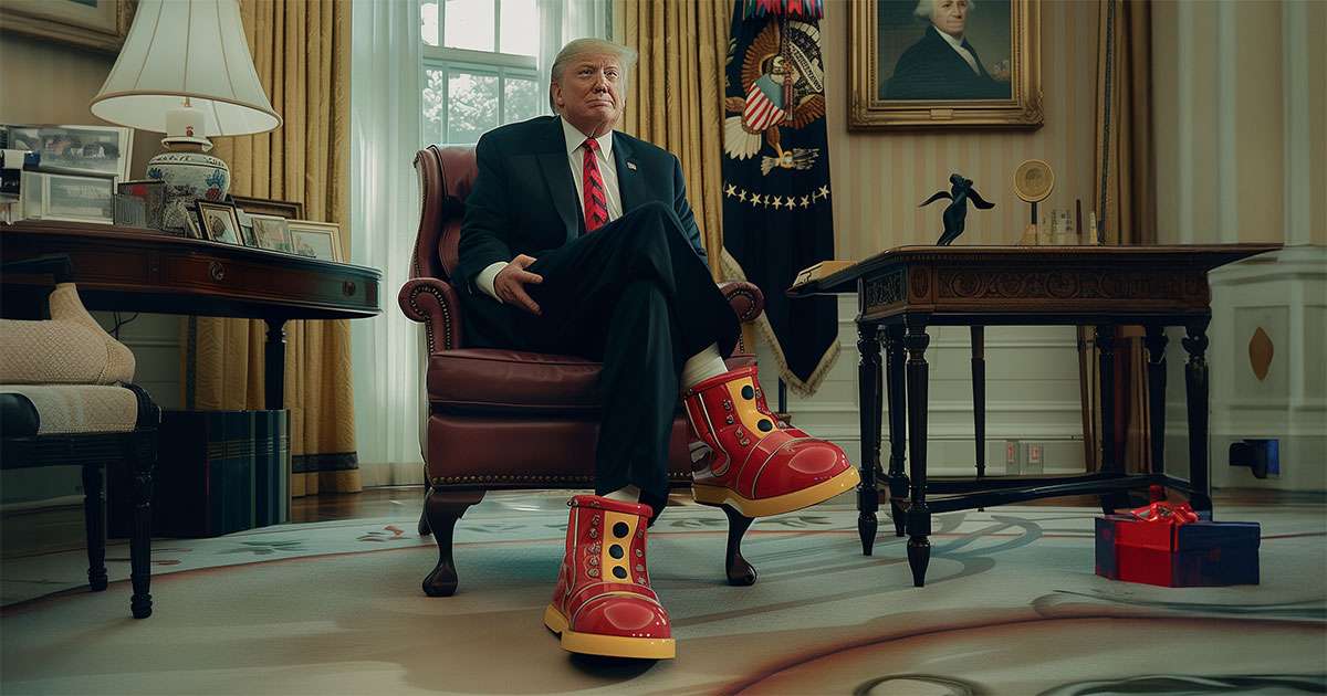 Donald Trump releases $500 clown shoes – NewsThump