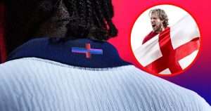 England fan angry at the new Nike shirt design