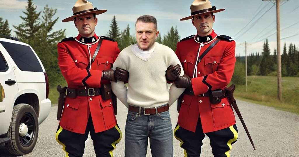 tommy robinson arrested in canada