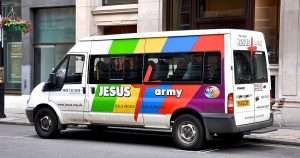 Jesus army bus via https://en.wikipedia.org/wiki/Jesus_Army#/media/File:London_11_July_2009_(36090446683).jpg