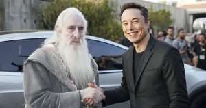 Elon Musk gives money to Saruman