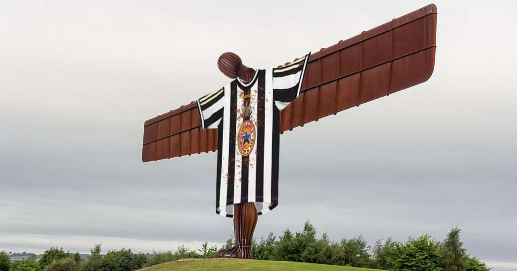 angel of the north newcastle shirt vomit