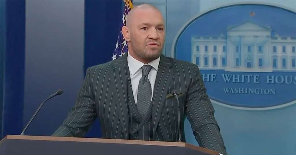 conor mcgregor at white house