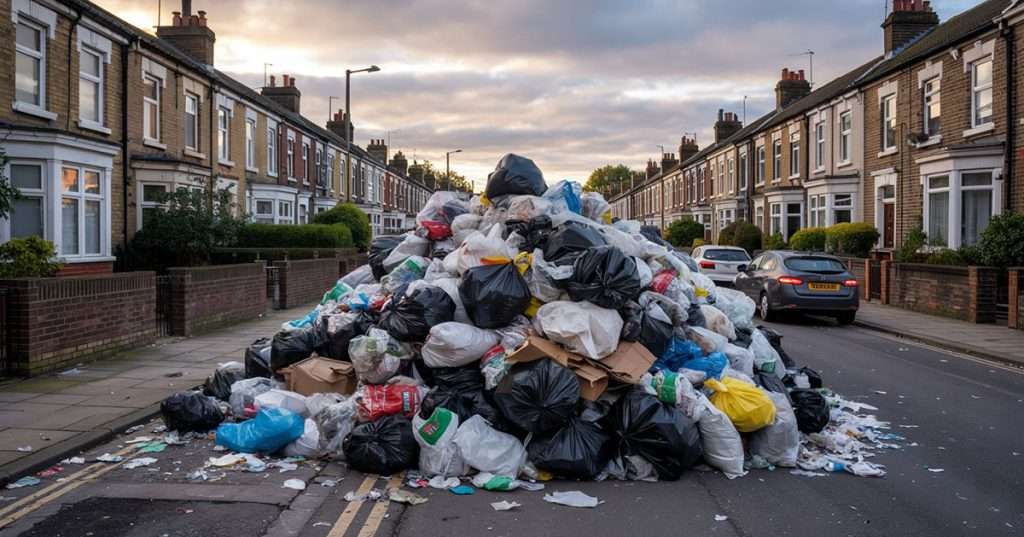 refuse on the street