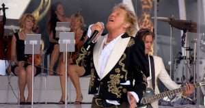 Rod Stewart at Glastonbury