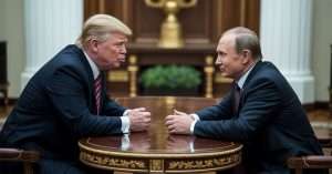 Trump to greet Putin with a big kiss