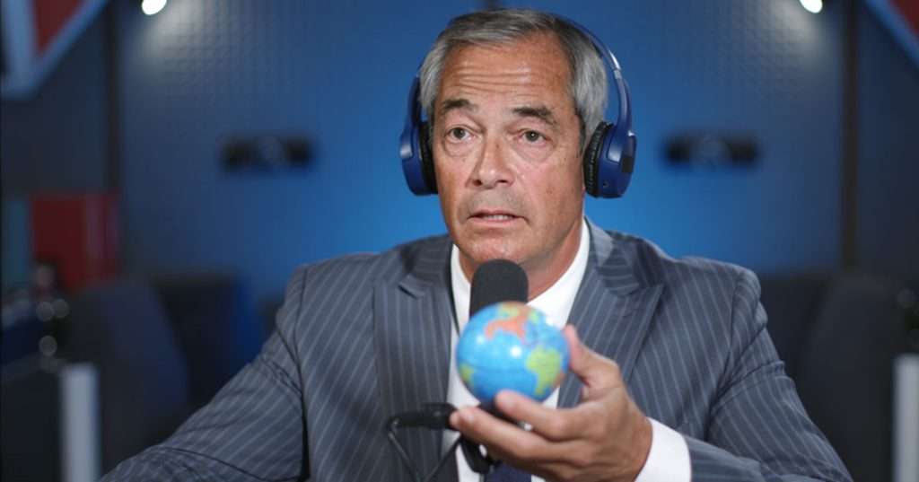 Farage doesn't know if earth revolves around sun