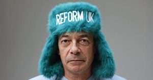 Nigel Farage Reform Russian Hat