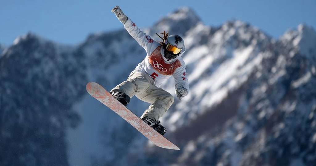 olympic snowboarder