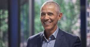 Barack Obama smiling
