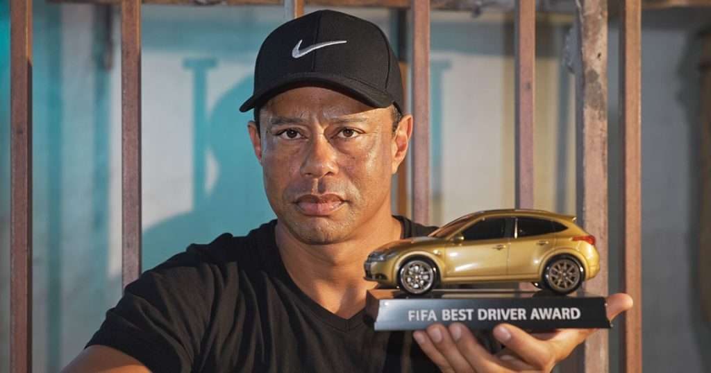 Tiger Woods FIFA Best driver award