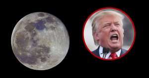 Trump and the moon