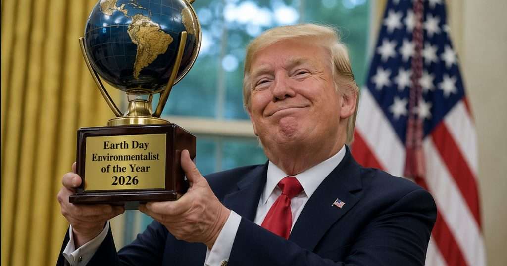 Donald Trump Earth Day award