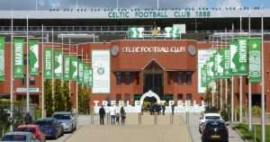 Outside Celtic Park