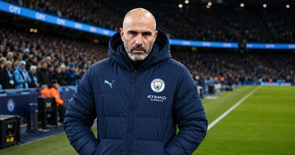 Enzo Maresca Man City touchline