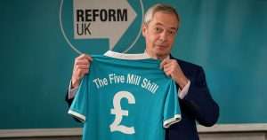 The five mill shill - Nigel Farage