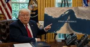 Donald Trump Strait of Hormuz in Iran