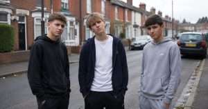 British teenagers on the street