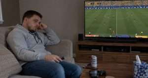 Man bored watching World Cup 2026