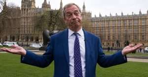 Nigel Farage cold hard indifference