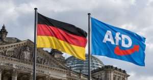 Germany and AfD flag
