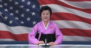 North Korean News Presenter in the US