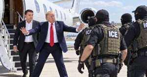 Trump and Bolsanaro with ICE